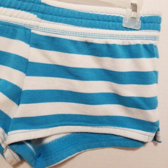 Xhilaration shorts Small striped elastic pull on waist side split loungewear - Picture 4 of 10